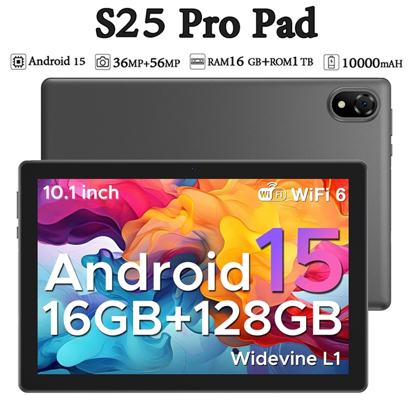 【ซื้อ 1 แถม 9】S25Pro แท็บเล็ตเกม 11นิ้ว แทปเล็ตธุรกิจ แทบเลตการเรียนรู้หน้าจอความละเอียดสูงอัจฉริยะ Tablet