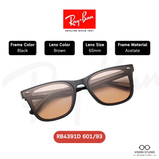 ☀️แว่นกันแดด RayBan รุ่น Wayfarer RB4391D รวมทุกสี ใหม่ ของแท้100% รับประกัน 2 ปีเต็ม พร้อมอุปกรณ์ครบ