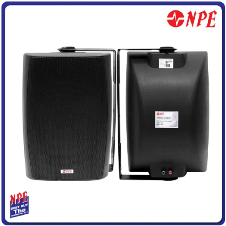 NPE ตู้ลำโพงพลาสติกติดผนัง 8" Line 100V FL-802T (ราคาต่อคู่)