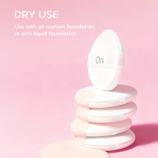 Oni Ultra Soft Cushion Foundation Puff 2pcs,Makeup Sponge,Cushion Foundation, ฟองน้ำรองพื้น,ฟองน้ำคุชชั่น,ฟองน้ำแต่งหน้า