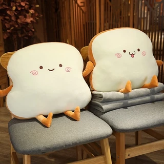 (พร้อมส่งจากไทย) หมอนผ้าห่มขนมปัง หลายหน้า หมอนอิง มีผ้าห่มในตัว แถมซุกมือได้ในบางรุ่น ขนนุ่มฟู ผ้าห่ม 100x170 cm