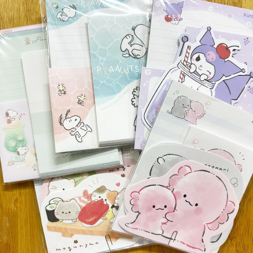 San-X / Snoopy / และอื่นๆ LETTER SET เซ็ตกระดาษเขียนจดหมายน่ารักๆ