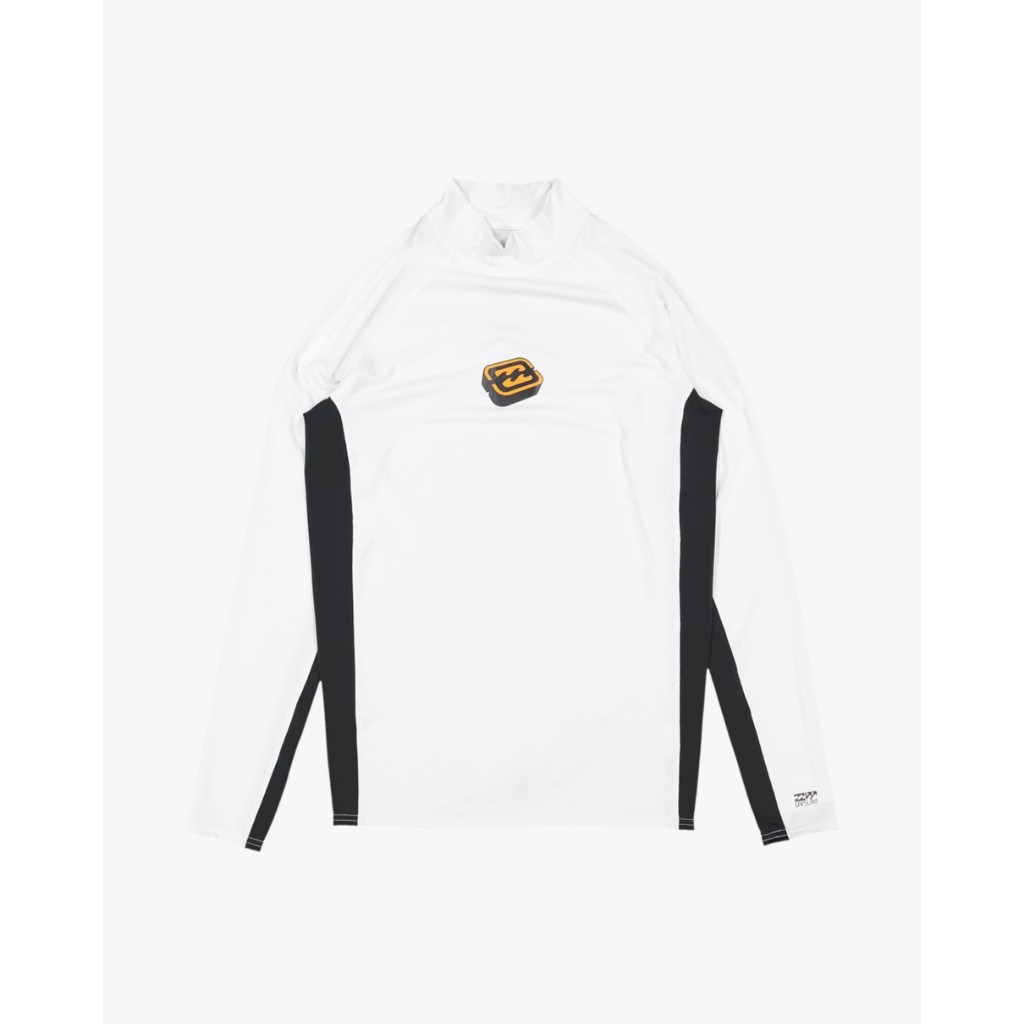 BILLABONG เสื้อเซิร์ฟแขนยาวผู้ชาย Mens Spec 73 Jimmy Contrast Long Sleeve Rash Vest-White 253 24A033571-WHT