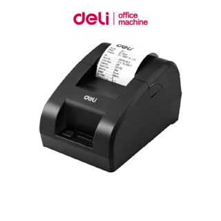 Deli เครื่องพิมพ์ ปริ้นเตอร์ เครื่องพิมพ์ใบเสร็จ รองรับ Wind…