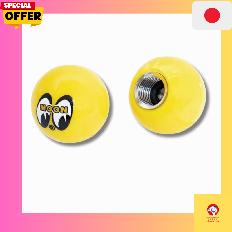 MOONEYES Air Valve Cap Eyeball 2-Piece Set - AC-AA111MN-MON /direct from Japan