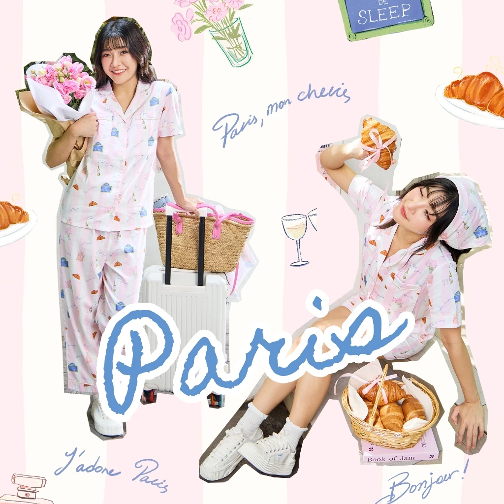 ชุดนอน sliptosleep - Paris Set