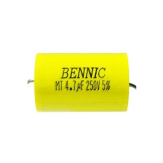 BENNIC Capacitor (สีเหลือง) C 4.7 UF 250VDC MET YELLOW c ใส่…