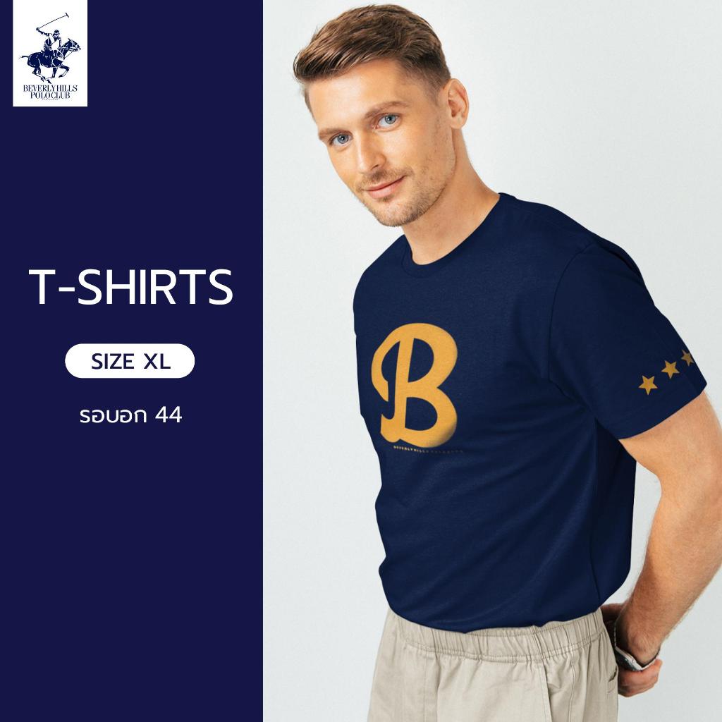 Beverly Hills Polo Club เสื้อยืดคอกลม Size XL (รอบอก 44 นิ้ว)