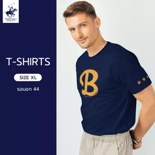 Beverly Hills Polo Club เสื้อยืดคอกลม Size XL (รอบอก 44 นิ้ว)