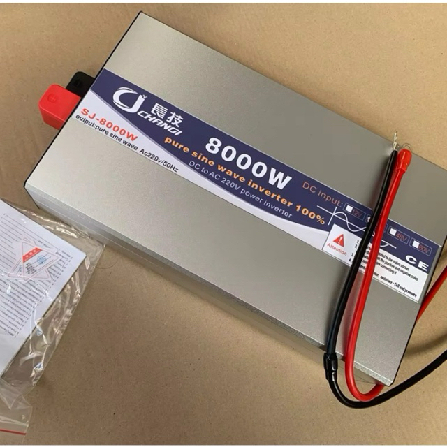 inverter pure sine wave 8000w 48v CJ อินเวอร์เตอร์รุ่นใหม่ไฟแรง