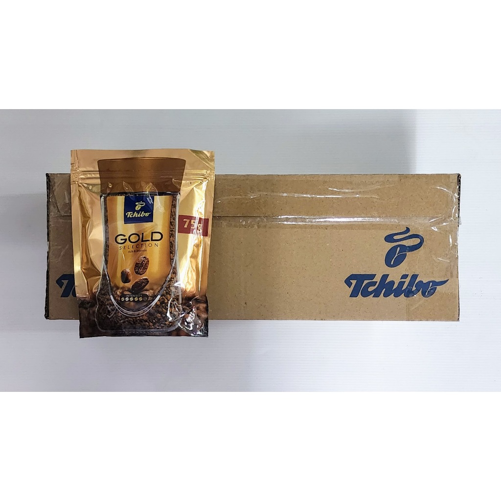 กาแฟ ทชิโบโกลด์ Tchibo gold selection ยกลัง แบบซอง รีฟิว14ซอง x75กรัม
