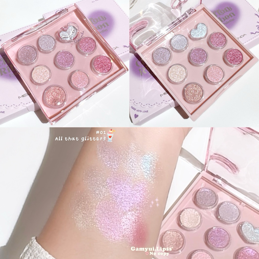 อายแชโดว์ Meilinda Chiffon Ribbon Eye Palette ꣑ৎ - รูปที่ 4