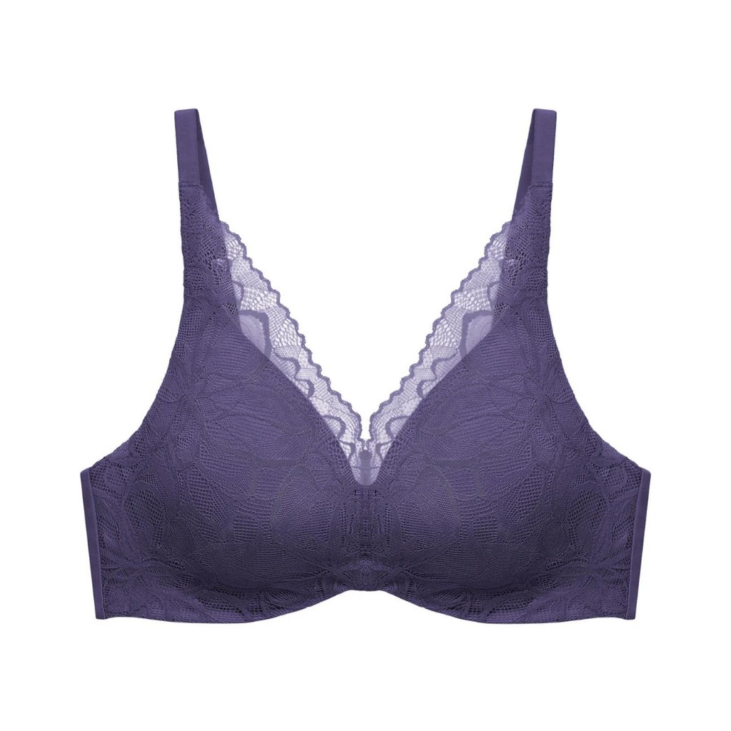 Triumph เสื้อชั้นในดันทรงแบบไม่มีโครง รุ่น Tri AirLite Delight HU DV-R  รหัส 10223204 สีน้ำเงิน 00JA