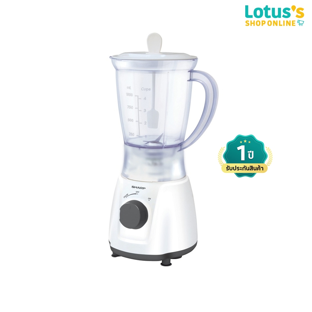 ชาร์ป เครื่องปั่นน้ำผลไม้ ความจุ 1 ลิตร 400W รุ่น EM-M4 SHARP BLENDER 400W 1 L. #EM-M4