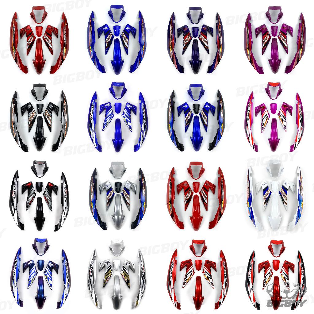 BigBoy ชุดสีSonic New 2004 (ชุด7ชิ้น) ชุดสีโซนิค ปี2004 ชุดสีโซนิคตัวใหม่ ชุดสี sonic โซนิค 125 sonic 125 อะไหล่โซนิค