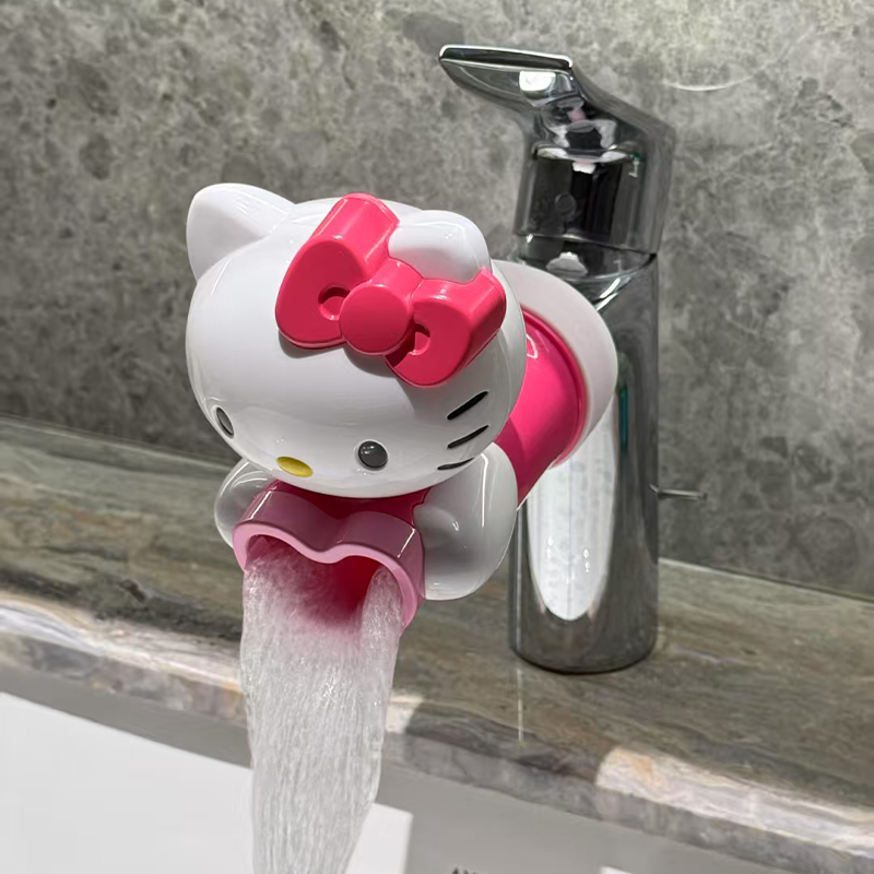 ตัวต่อก๊อกน้ำ เฮลโลคิตตี้แคท ขั้วต่อสากลแบบขยาย กันน้ำกระเซ็น Faucet Extende ก๊อก ก๊อกน้ํา - รูปที่ 3
