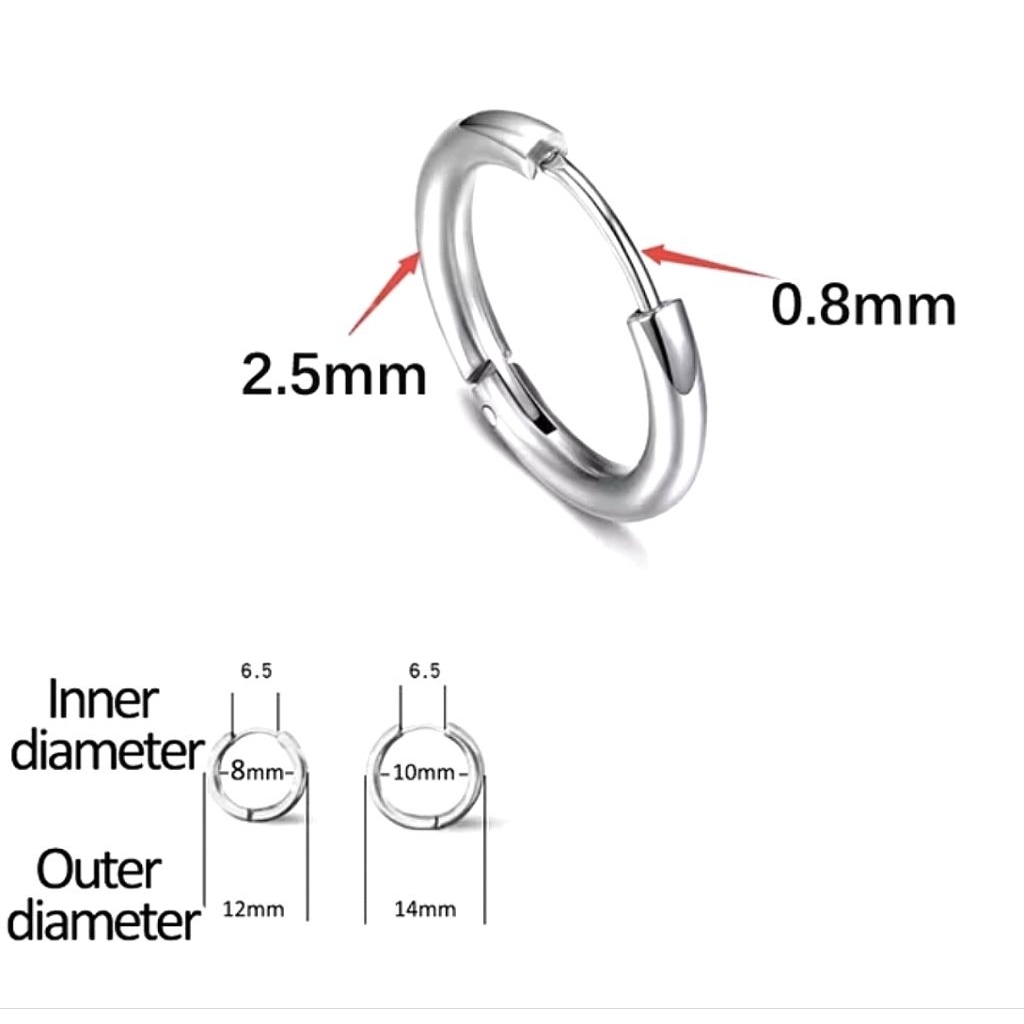 ต่างหู สแตนเลส สําหรับ ทําเครื่องประดับ(1- 8 คู่)(พร้อมส่งจากไทย) อะไหล่เครื่องประดับ DIY งาน handmadeต่างหู1 - รูปที่ 5