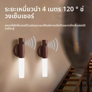 ไฟเซ็นเซอร์อัจฉริยะ ไฟกลางคืน ไฟเซ็นเซอร์ LED ไฟเซ็นเซอร์ทางเดิน ไฟกลางคืนติดผนัง ไฟหัวเตียง ชาร์จผ่านusb