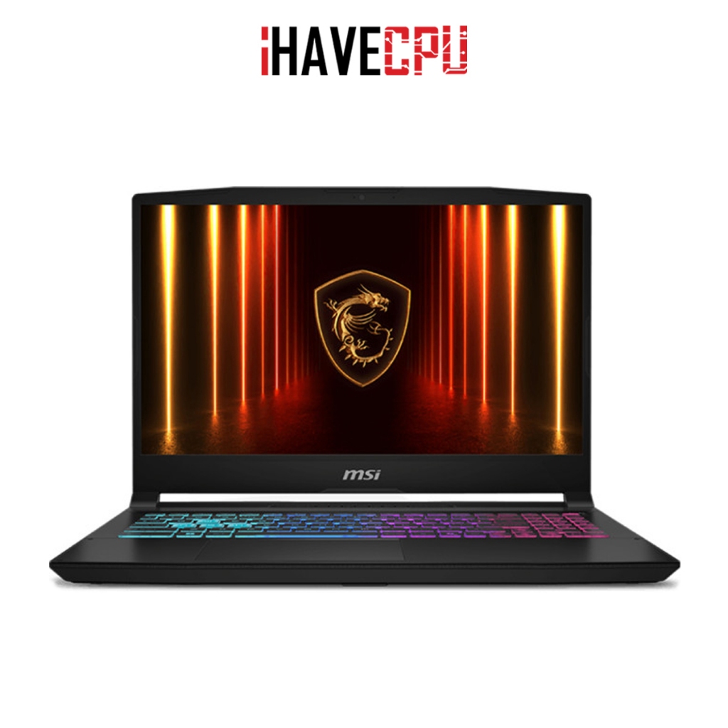 iHAVECPU NOTEBOOK (โน้ตบุ๊ค) MSI KATANA 15 HX B14WGK-418TH (BLACK)