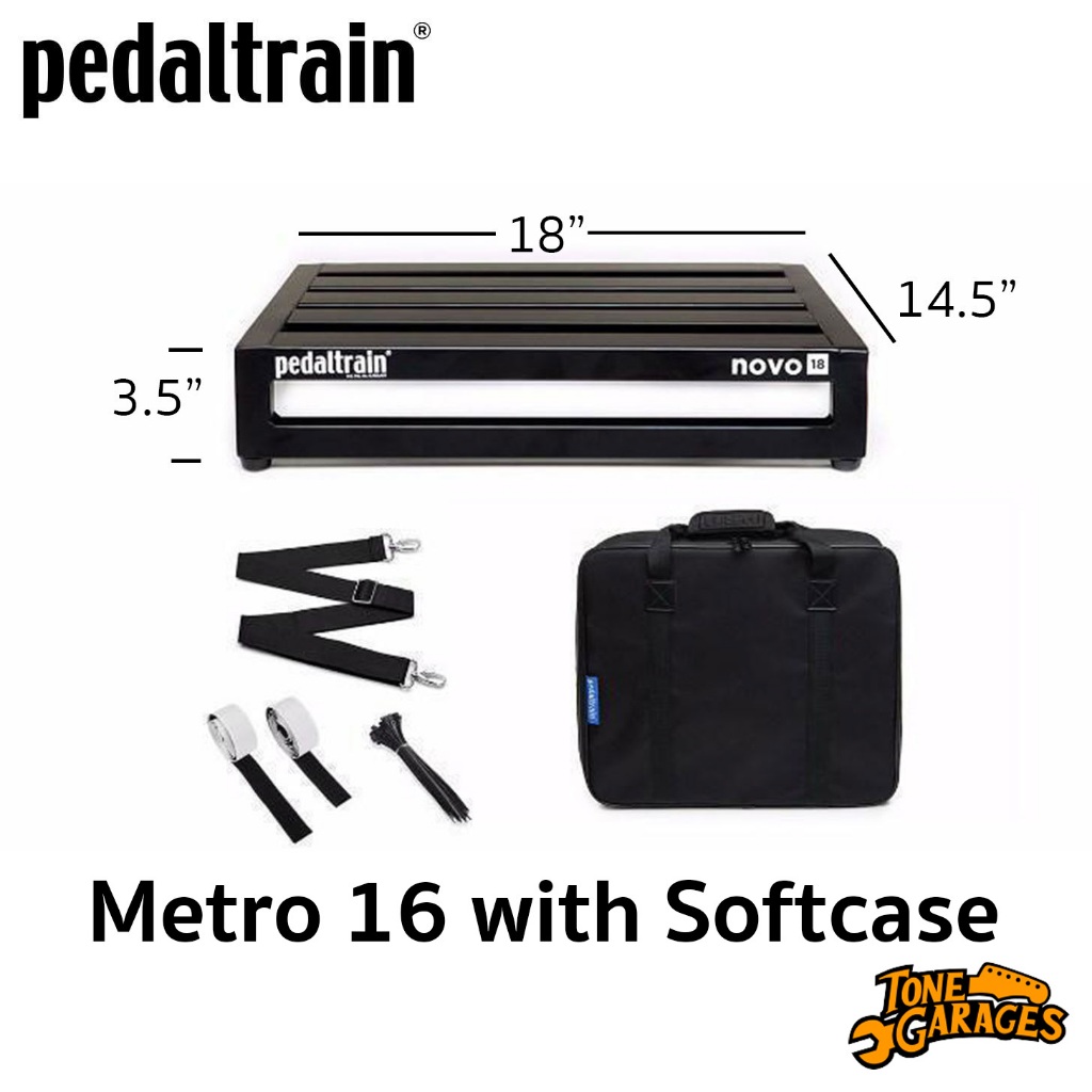 Pedaltrain Metro 16 with Softcase Pedalboard บอร์ดเอฟเฟคพร้อมซอฟต์เคส
