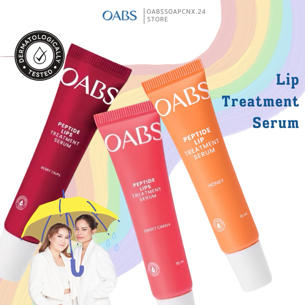 [1 ชิ้น] OABS Kiss of Care ลิปเซรั่ม Peptide Lip Treatment Serum 10g บำรุงริมฝีปาก อิ่มฟู ชุ่มชื้น