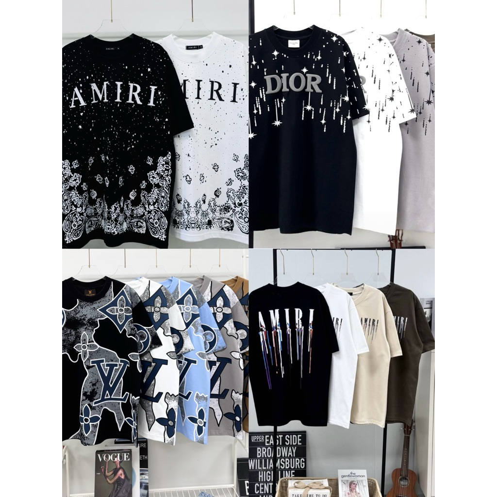 •เสื้อยืดแบรนด์อก40-46สกรีนลาย