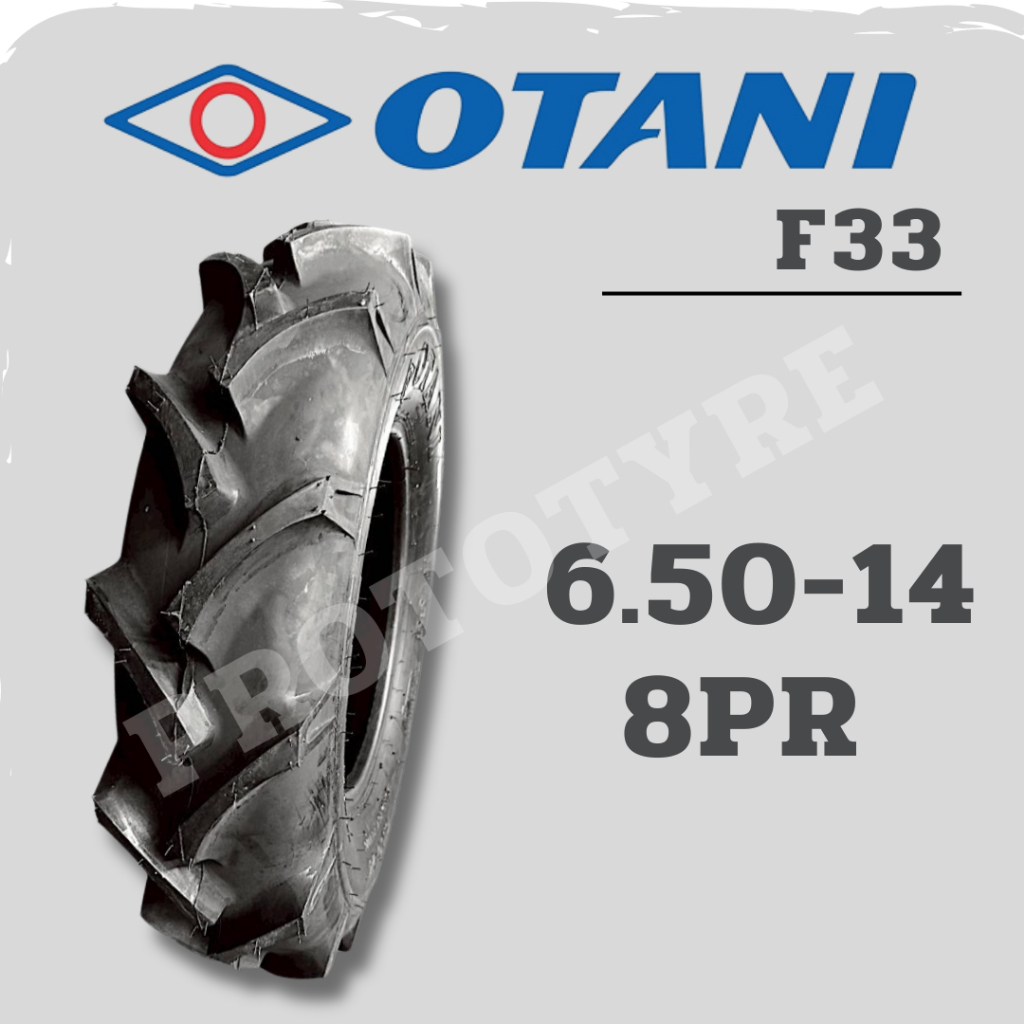 ยางรถไถ 6.50-14 8PR ยี่ห้อ OTANI รุ่น F-33