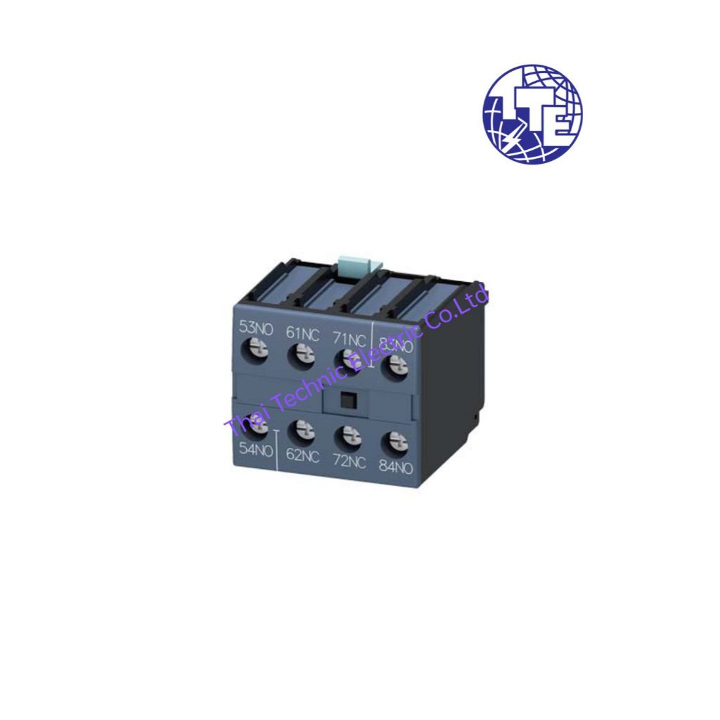 Aux. Switch "SIEMENS" 3RH1921-1XA22-0MA0 2NO+2NC FRONT MOUNTED FOR 3RT1