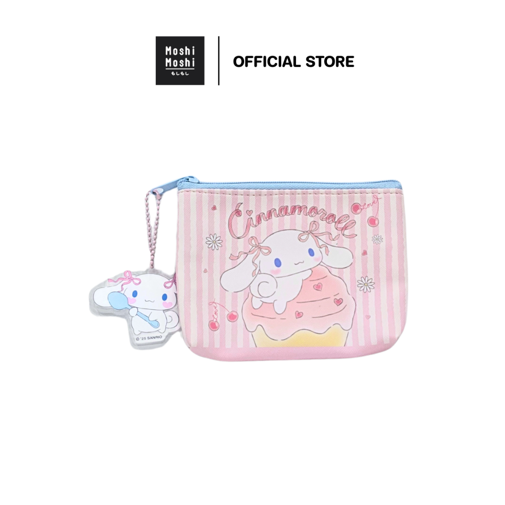 Moshi Moshi กระเป๋าเศษสตางค์ ลาย Cinnamoroll ลิขสิทธิ์แท้จากค่าย Sanrio รุ่น 6100004803