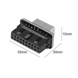 Adapter 20pin to 19pin USB3.0 Internal Header to USB 3.13.2 Type C Front Type E