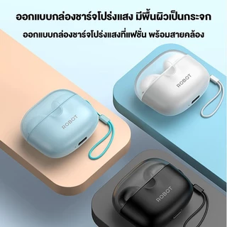 [ประกัน 1 ปี] ROBOT ENCOBUDS 3 หูฟังบลูทูธ หูฟังไร้สาย เสียงใส เบสหนัก ตัดเสียง บลูทูธ 6.0 กันน้ำ