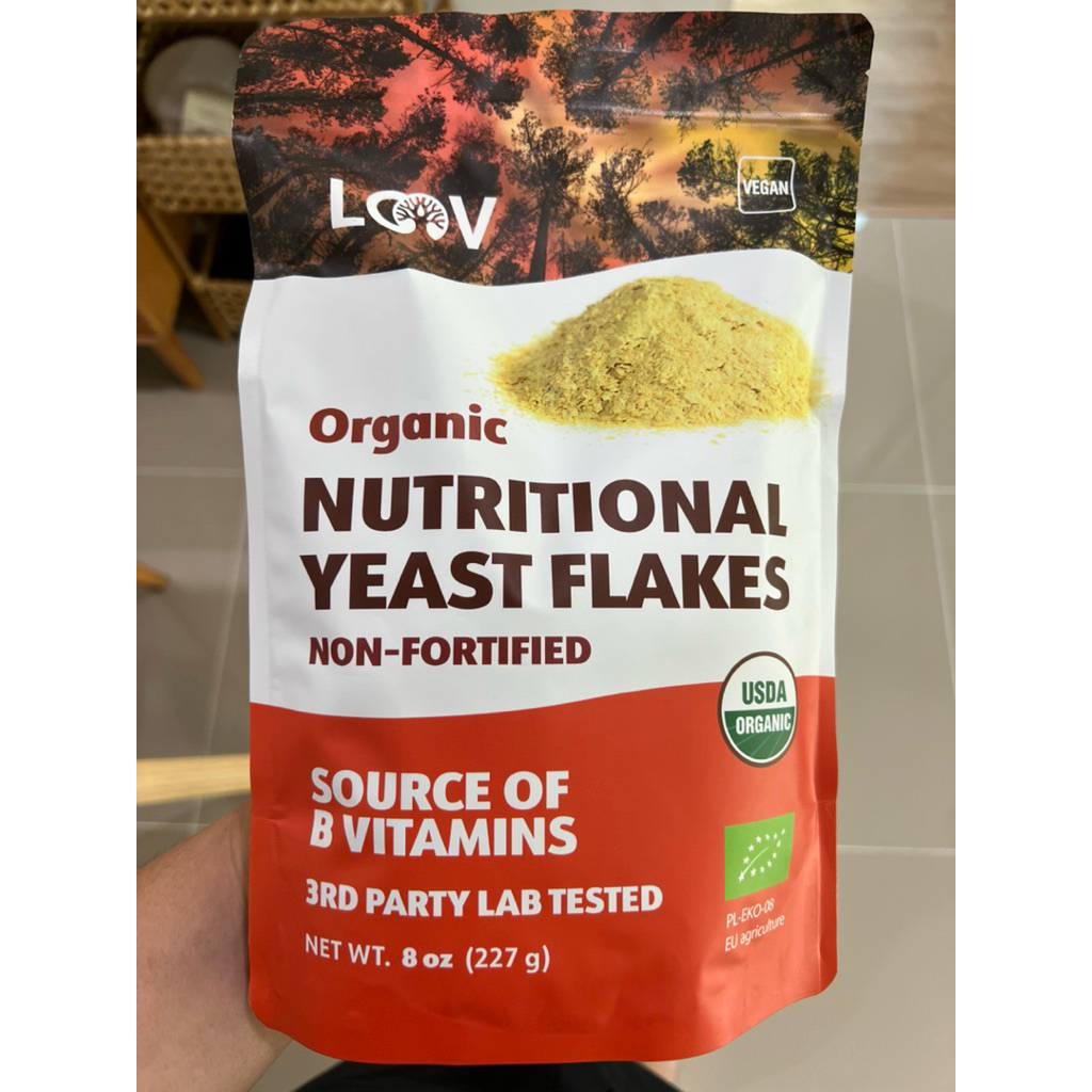 [พร้อมส่ง] LOOV Organic Non-Fortified Nutritional Yeast Flakes ของแท้ 100%✅
