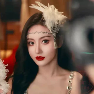 เครื่องประดับศีรษะ แนวแก๊สบี้ (Gatsby Headpiece)สินค้าพร้อมส่ง
