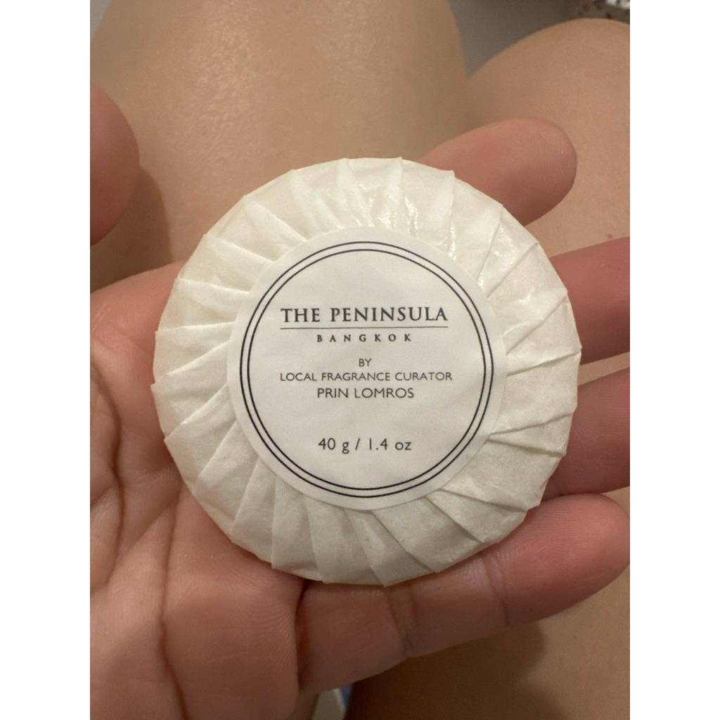 🧼 สบู่ จาก โรงแรม peninsula bangkok 💯