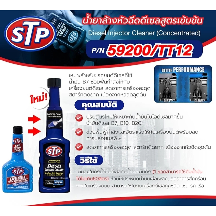 [สูตรเข้มข้น] STP ‼️ของแท้ น้ำยาล้างทำความสะอาดหัวฉีด เบนซิน (ขวดแดง🔴)/ดีเซล (ขวดน้ำเงิน🔵) ลดการอุดตันหัวฉีด ใช้งานง่าย - รูปที่ 7
