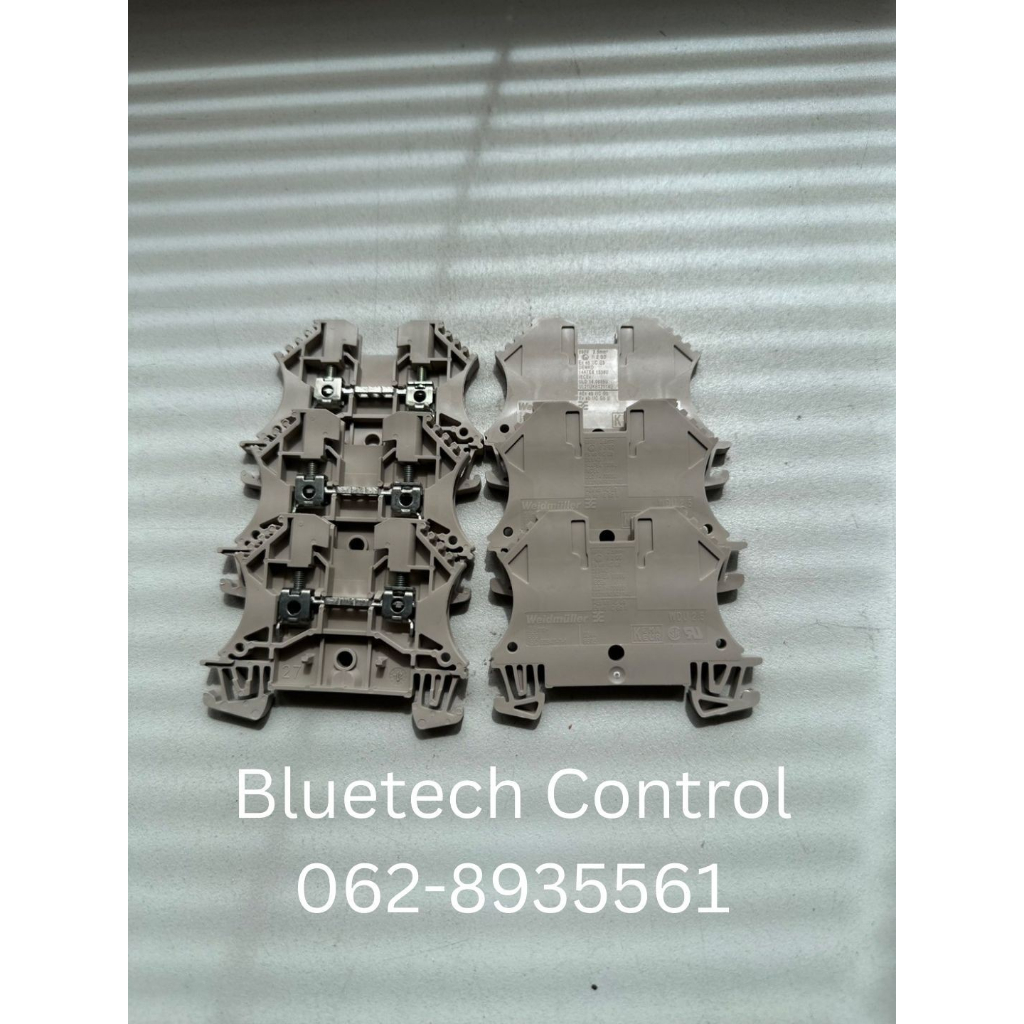 Weidmuller เทอร์มินอลบล็อคแบบฟีด-ทรู ขั้วต่อแบบหัวสกรู WDU 2.5