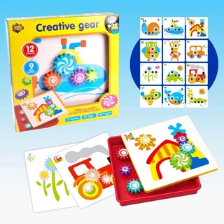 * ออกบิล (ทักแชท)Genius Art ปุ่มเรียงสีกระตุ้นพัฒนาการ งานไม้+งานพลาสติก