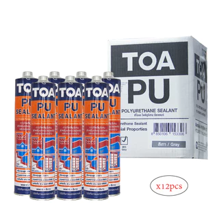 TOA PU Sealant ซิลิโคลนโพลียูริเทรน สีขาว , สีเทา ขนาด 310ml. [ยกลัง 12หลอด] / 600ml.[ยกลัง 20หลอด] TTR Store