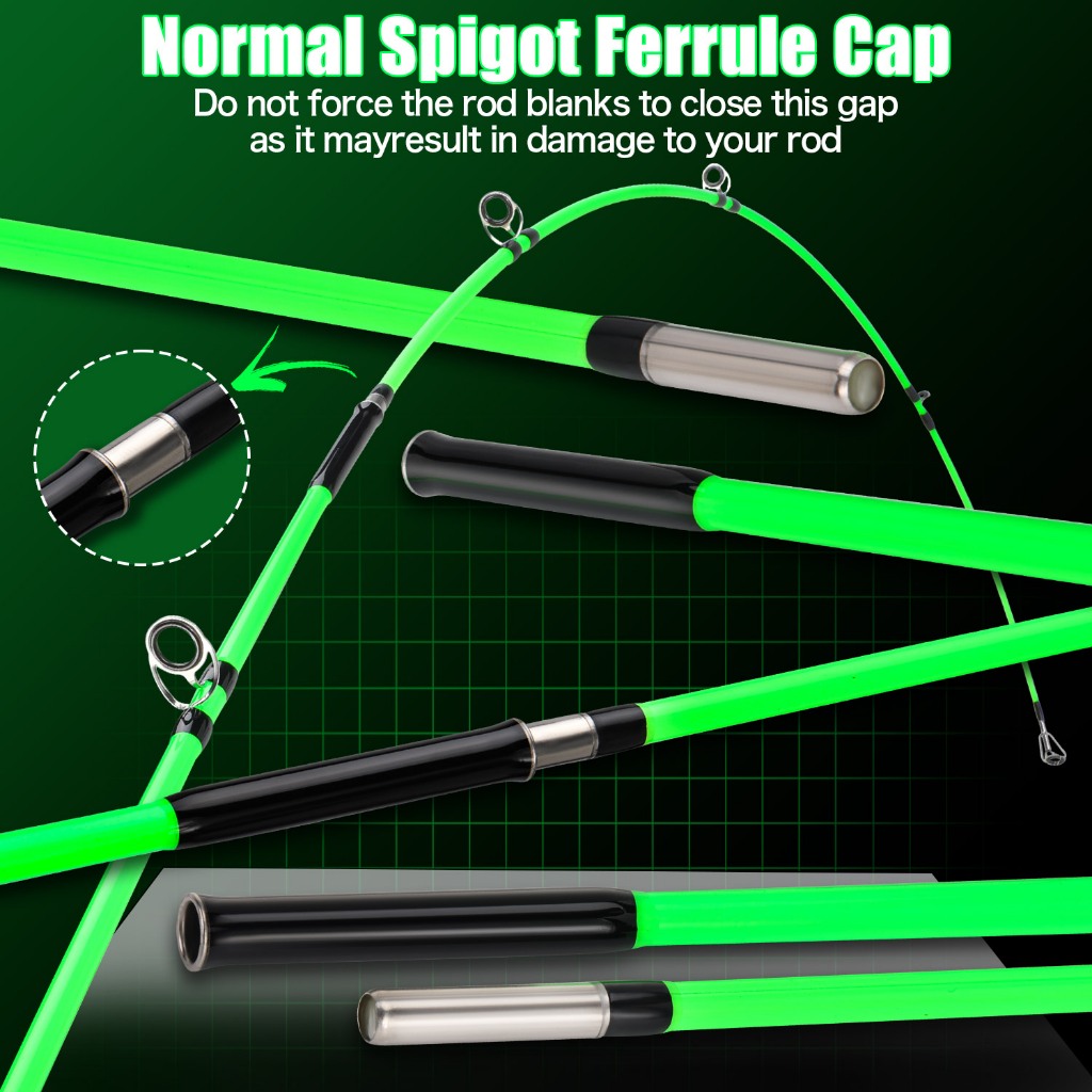 คันเบ็ดตกปลาแบบพกพา คันเบ็ดหมุนได้ 1.2ม.-1.8ม.-2.1ม. 2ท่อน คันเบ็ดตกปลาสุดแข็งแรง เหมาะสำหรับการตกปลาในน้ำเค็มและน้ำจืด - รูปที่ 6