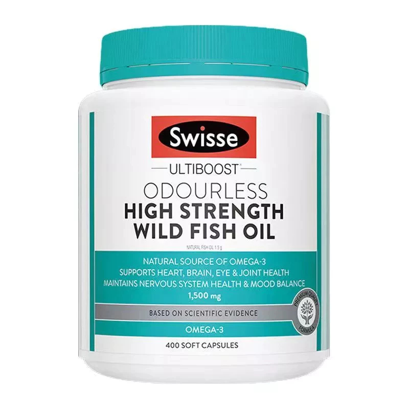 Swisse Deep Sea Fish Oil 400 Tablets Omega3 High Concentration Cod Liver Oil Adult DHA Middle-aged a