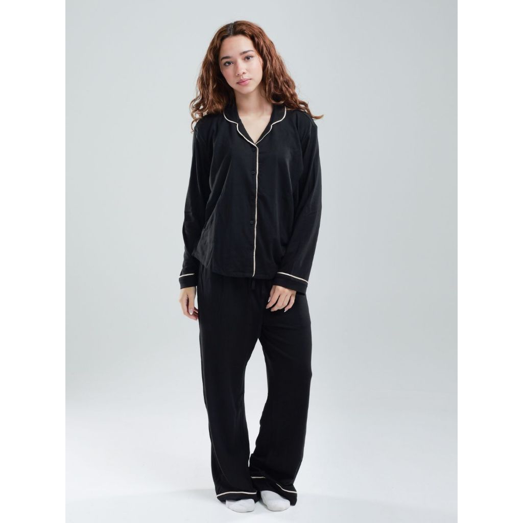 Lily Leggings Loungewear Long Set - ชุดให้นมเซตยาวผ้าเลกกิ้ง