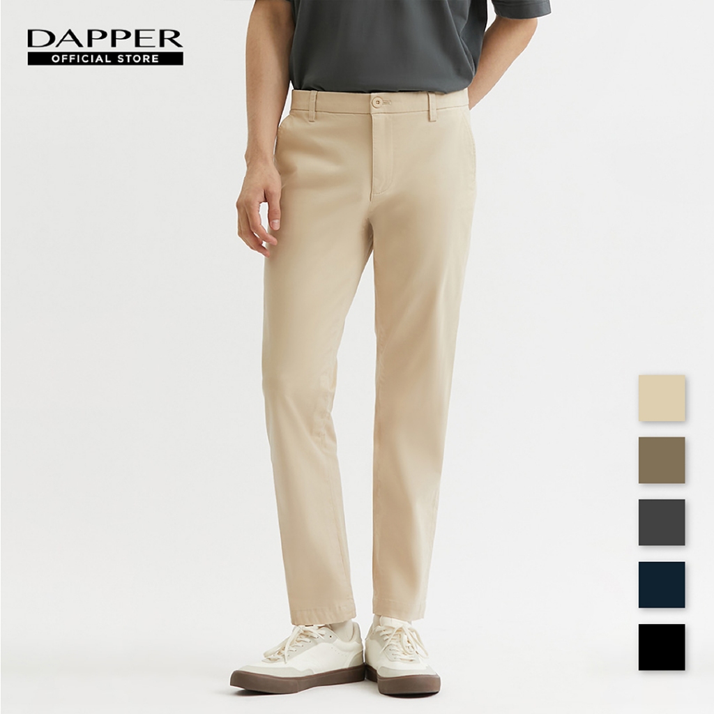 DAPPER กางเกงชิโน่ Slim-Fit Comfort Chino Pants 5 สี (TC9/691SP)