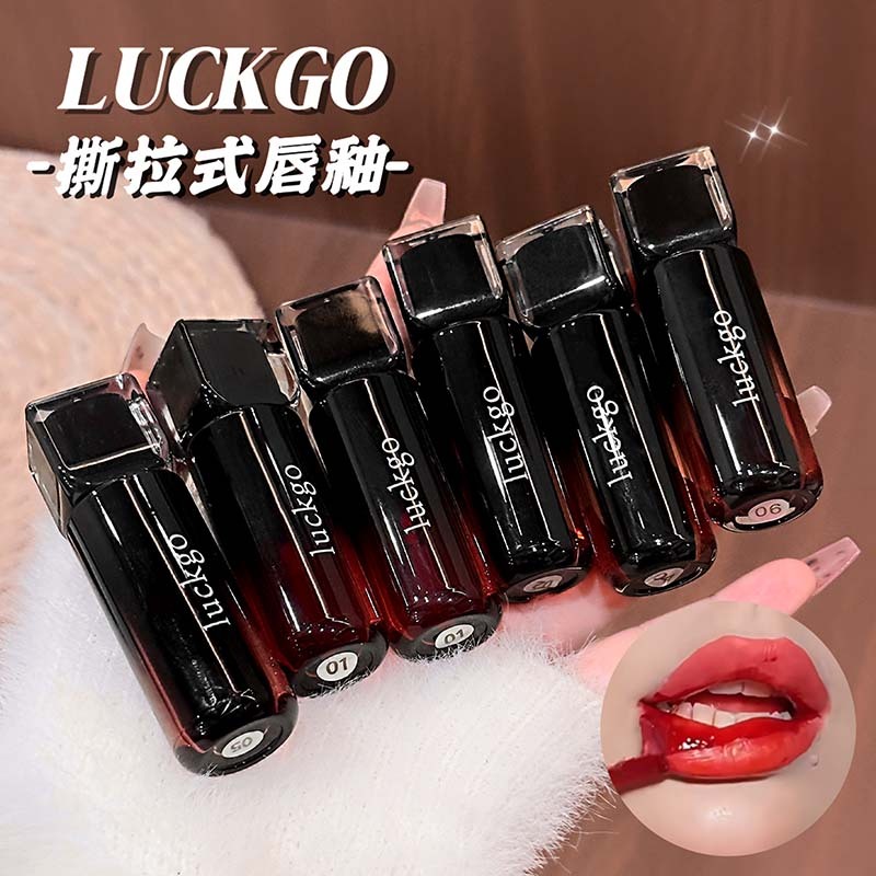 ลิปสีสวย6สี ทาแล้วลอกออกสีสวยตามต้องการ    P06