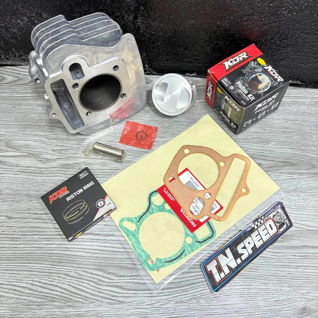 เสื้อเวฟ100พร้อมลูก KDR 53-54-56 พร้อมปาดหัวหลบวาล์ว พร้อมใส่  KDR 💯