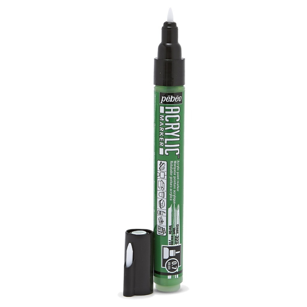 PEBEO ACRYLIC MARKER EXTRA FINE 0.7 MM (P201) / ปากกาอะคริลิคมาร์คเกอร์ ขนาด 0.7 มม.