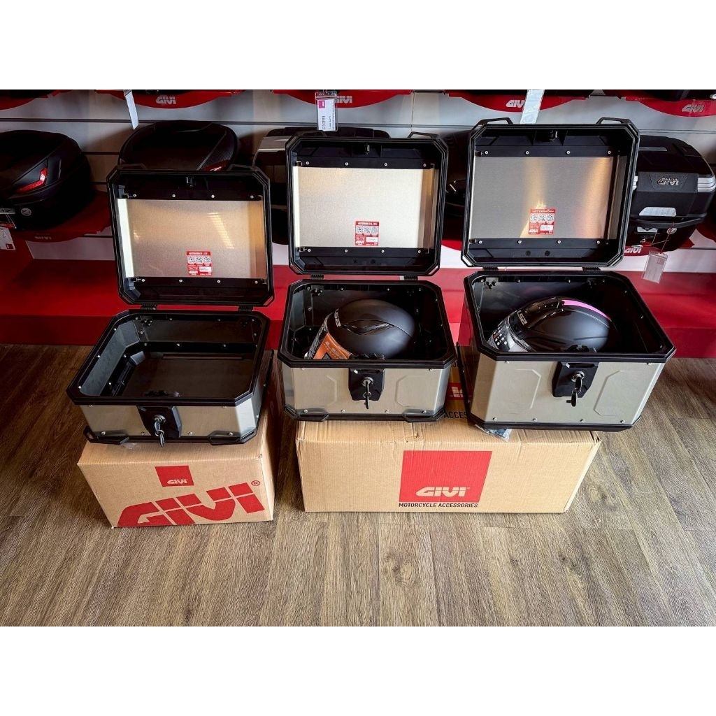 GIVI กล่องท้ายมอเตอร์ไซค์ กล่องท้ายอลูมิเนียม Matterhorn ปี้ป รุ่น MTN29 MTN39 MTN47