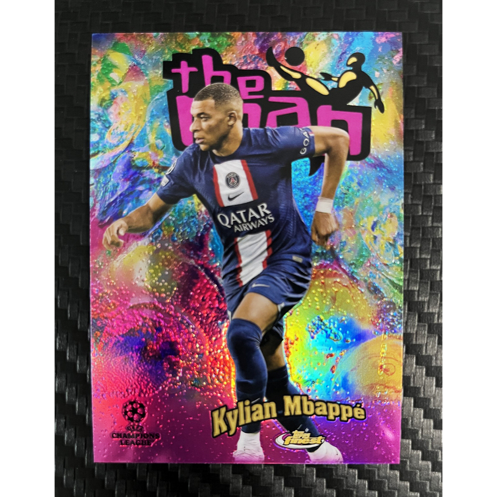 การ์ด ฟุตบอล 2022-23 Topps Finest UEFA Club Competitions The Man Kylian Mbappe คีเลียน เอ็มบัปเป้