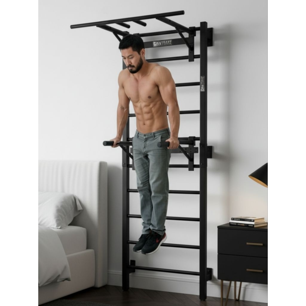 Stall Bar รุ่น The Ultimate บาร์ขั้นบันได บาร์ติดผนัง บาร์โหน บาร์ดิป Swedish Ladder *Pre-order