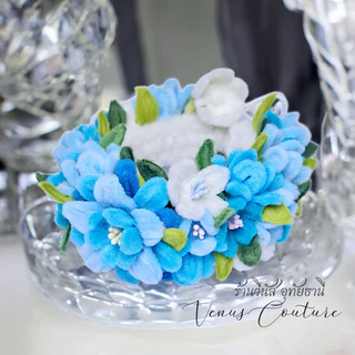 [พร้อมส่งทันที] มาลัยคล้องผม **รุ่นแม้นณฤมาส** มาลัยดอกมะลิ ดอกไม้ประดับผม เครื่องประดับชุดไทย มาลัยดอกไม้