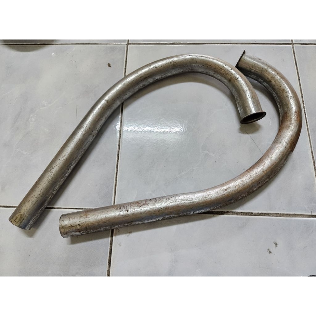 คอท่อ คอท่อหน้า 1คู่ Honda C92 C95 CD125E กระเป๋าเล็ก ใหม่เก่าเก็บ